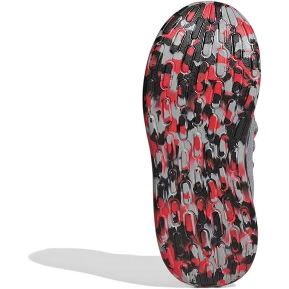 NWT adidas Unisex Kids Lite Racer Adapt 7.0 Sneaker, Grey/Solar Red/Grey-S6.5 - Picture 6 of 6